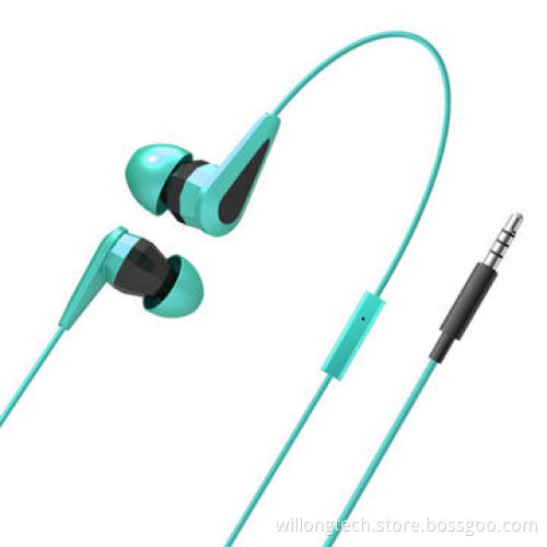 2014 Newest Design Earphones, Round Cable with UV Smooth Ear Housing